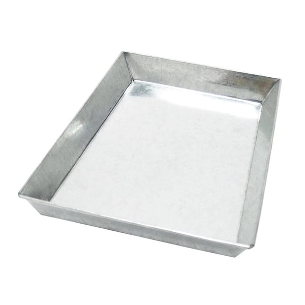 ACHLA DESIGNS 17 in. L Steel Ash Pan for 18 in. Grate, Grey