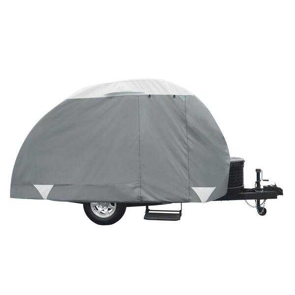 Classic Accessories PolyPro III 150 in. L x 75 in. W x 75 in. H Teardrop Trailer Cover Classic Accessories PolyPro III 150 in. L x 75 in. W x 75 in. H Teardrop Trailer Cover