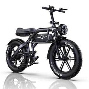 20 in. Electric Dirt Bike 1000-Watt Fat Tire E-bike with 20Ah Removable Battery Up to 32MPH Disc Brakes Mountain-Ebike