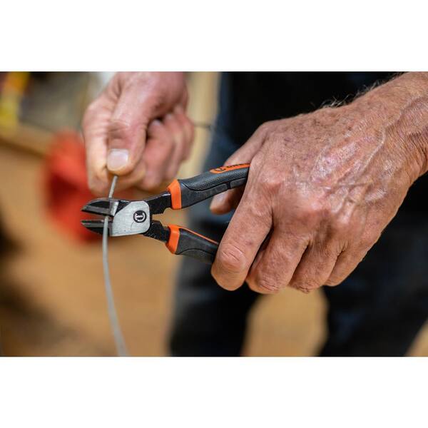 Crescent - 8 in. Z2 Dual Material High Leverage Diagonal Cutting Pliers