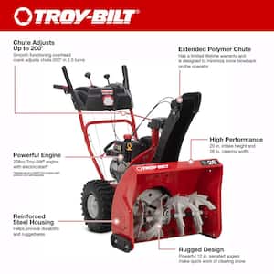 Storm 26 in. 208 cc Two- Stage Gas Snow Blower with Electric Start Self Propelled