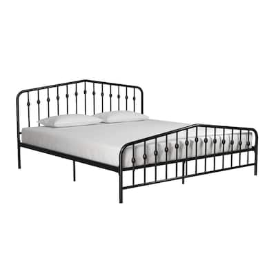 Novogratz Bushwick Black Metal Twin Size Daybed and Trundle 4374039N