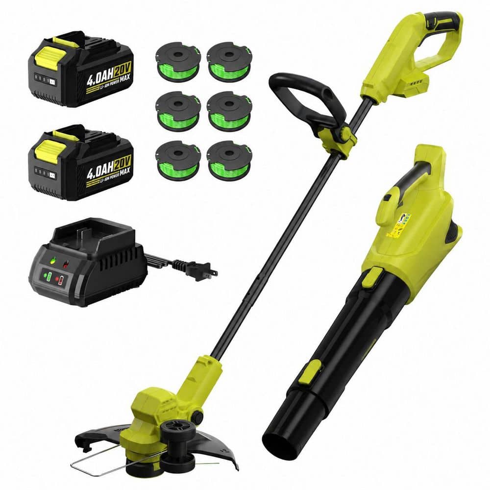 12 in. Grass Shears Kit Cordless String Trimmer and Leaf Blower Combo 1 Kit 6 Pcs Grass Cutter Spool Line price history on PriceWatchPro