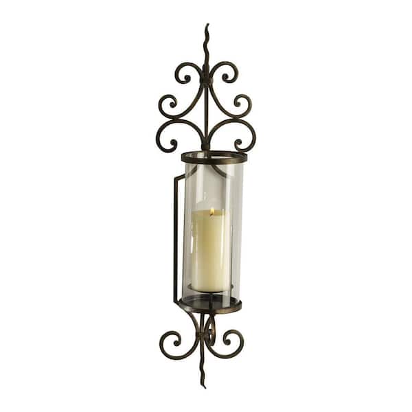 Filament Design Prospect 30 in. Rust Wall Candle Holder