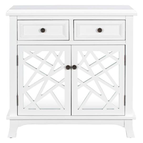 Vintage White Cabinet for Home Decor