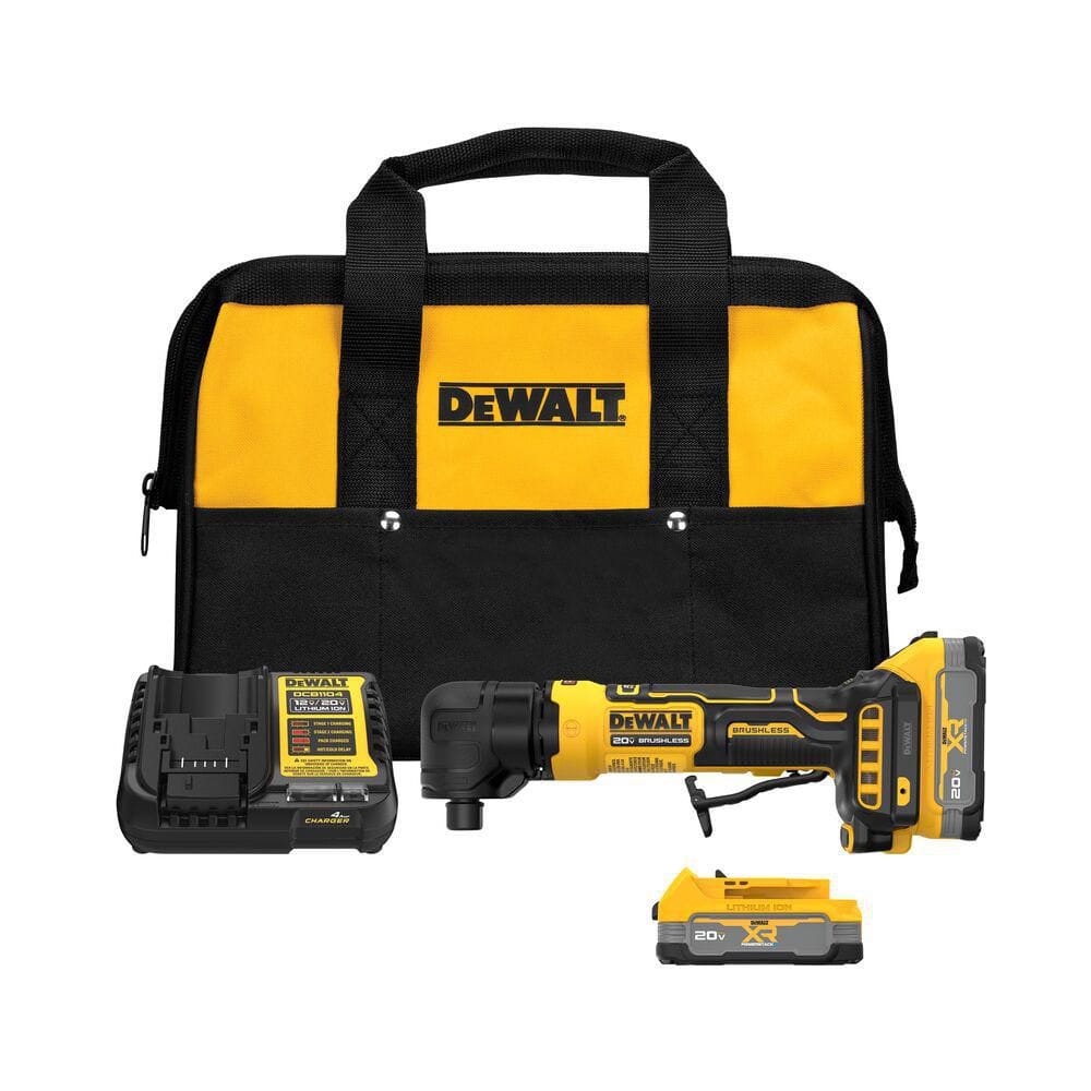 Atomic 20V MAX Lithium-Ion Cordless Right Angle Die Grinder Kit with (2) XR Powerstack 1.7 Ah Batteries Charger Kitbag price history on PriceWatchPro