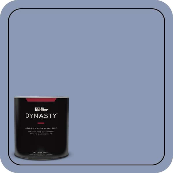 BEHR DYNASTY 1 qt. #600F-5 Blueberry Buckle Matte Interior Stain-Blocking Paint and Primer