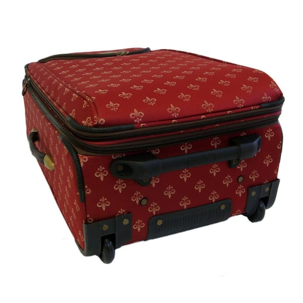American Flyer Signature 4pc Softside Checked Luggage Set - Light
