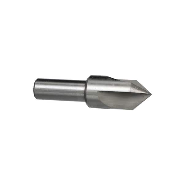 Drill America 1 in. 100-Degree High Speed Steel Countersink Bit with 3 Flutes