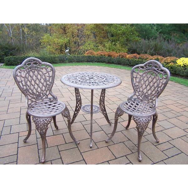 Oakland Living Mississippi 3-Piece Patio Bistro Set