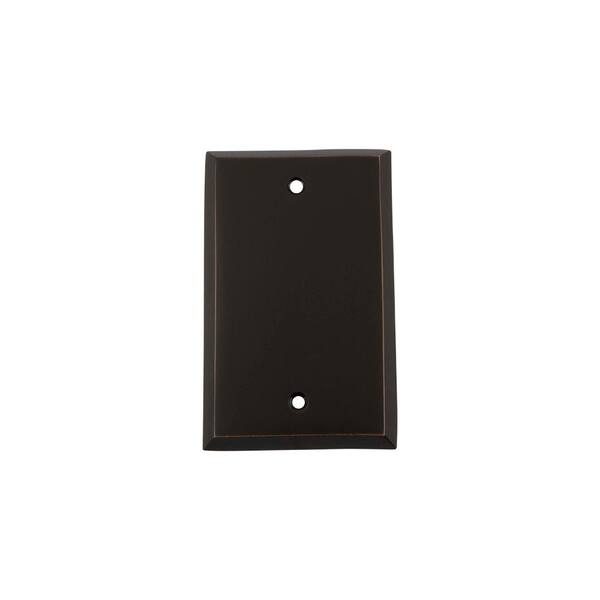 Nostalgic Warehouse Bronze No Gang Blank Plate Wall Plate (1Pack) 719637 The Home Depot