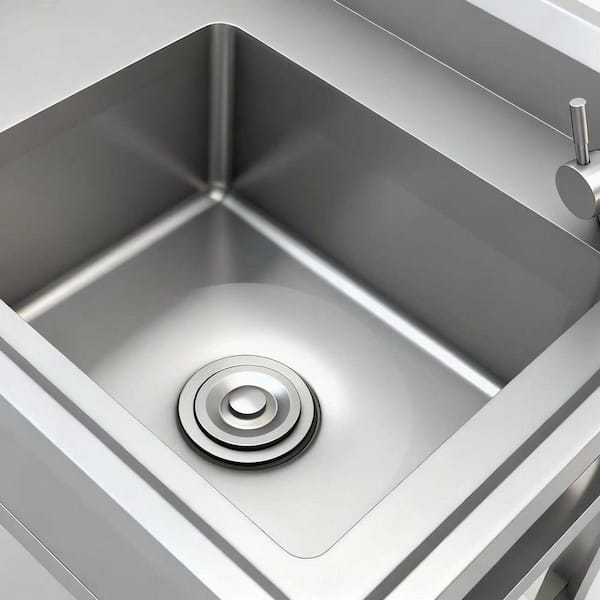 UKISHIRO 20 in. D x 39 in. W Freestanding Laundry/Utility Sink in