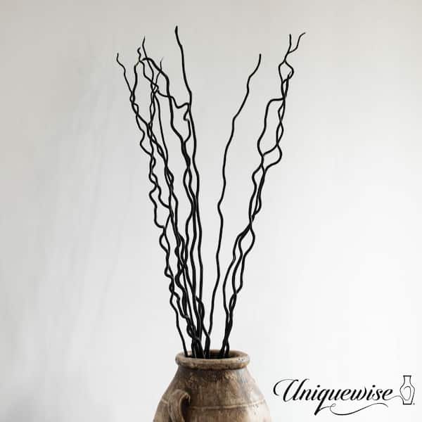 Uniquewise 12-Piece 59 in. Natural Dried Mulberry Artificial Twigs