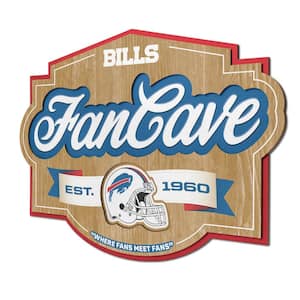 NFL Buffalo Bills Fan Cave Decorative Sign