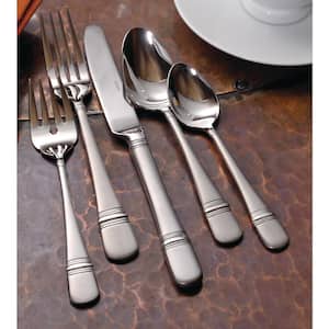 Satin Astragal Table Forks, European Size 18/10 Stainless Steel (Set of 12)