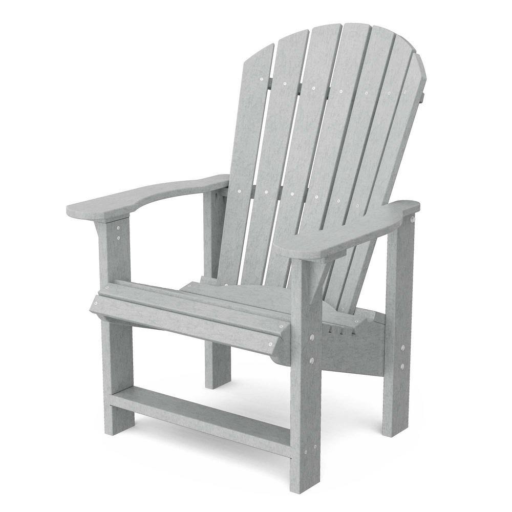 Heritage Light Gray Plastic Outdoor Upright Adirondack Chair price history on PriceWatchPro