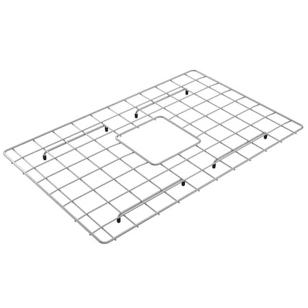 BOCCHI 24.25 in. L x 15.5 in. W Bottom Grid 2.0 in Stainless Steel for 27 in. 1628 Single Bowl Sink