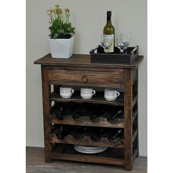 Shabby chic wine online rack