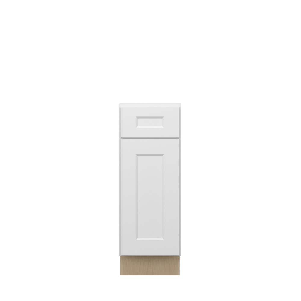 Norfolk Shaker 12 in. W x 34.5 in. H x 24 in. D in Painted White Plywood As