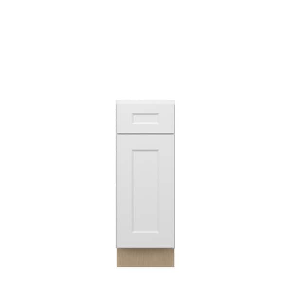 Unbranded Norfolk Shaker 12 in. W x 34.5 in. H x 24 in. D in Painted White Plywood Assembled Base Cabinet