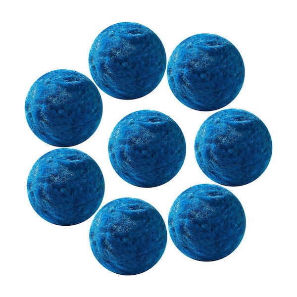 Pool Filter Balls for Sand Filter 30 sq. ft. Cartridge Filter Balls Replace Sand Reusable(Blue)-2025 upgrade