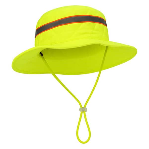 EZ-Cool Hi-Vis L/X-Large Drawstring Evaporative Cooling Ranger Hat