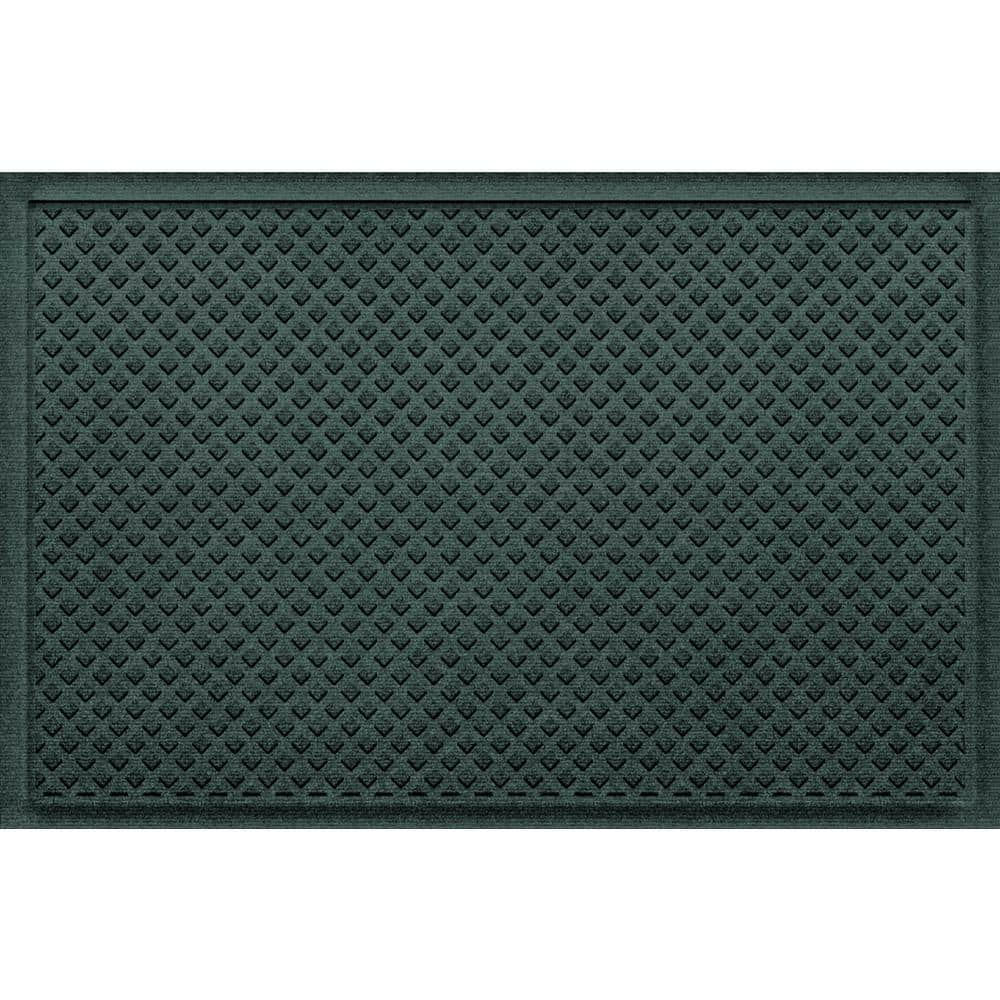 Winter Coir Door Mat - Dogs Green, Size 24X36