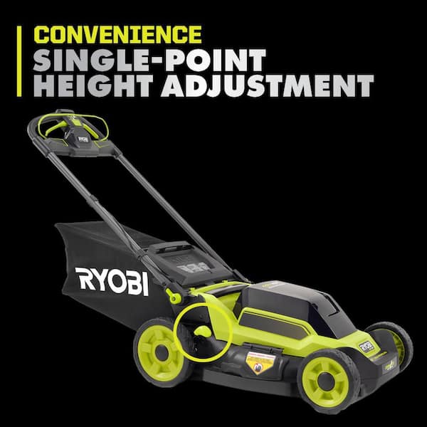 RYOBI - 40V HP Brushless 20" Cordless Electric Battery Multi-Blade Walk Behind Self-Propelled Lawn Mower-8.0Ah Battery & Charger