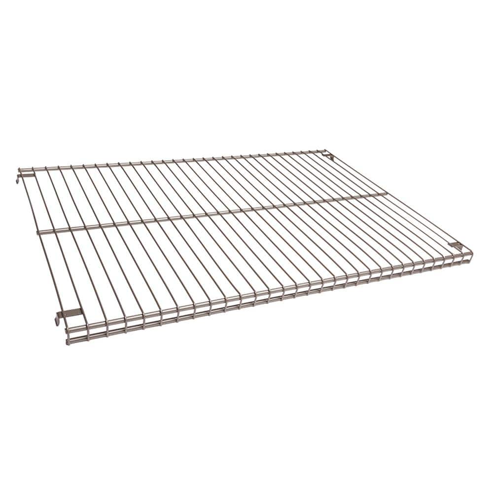 Closet Culture 16 in. x 23 in. Wire Shelf in Champagne Nickel