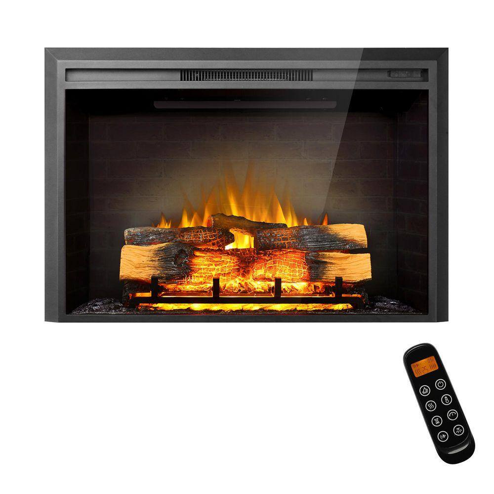 Edendirect 39 in. Electric Fireplace Insert, Remote Control, Adjustable ...
