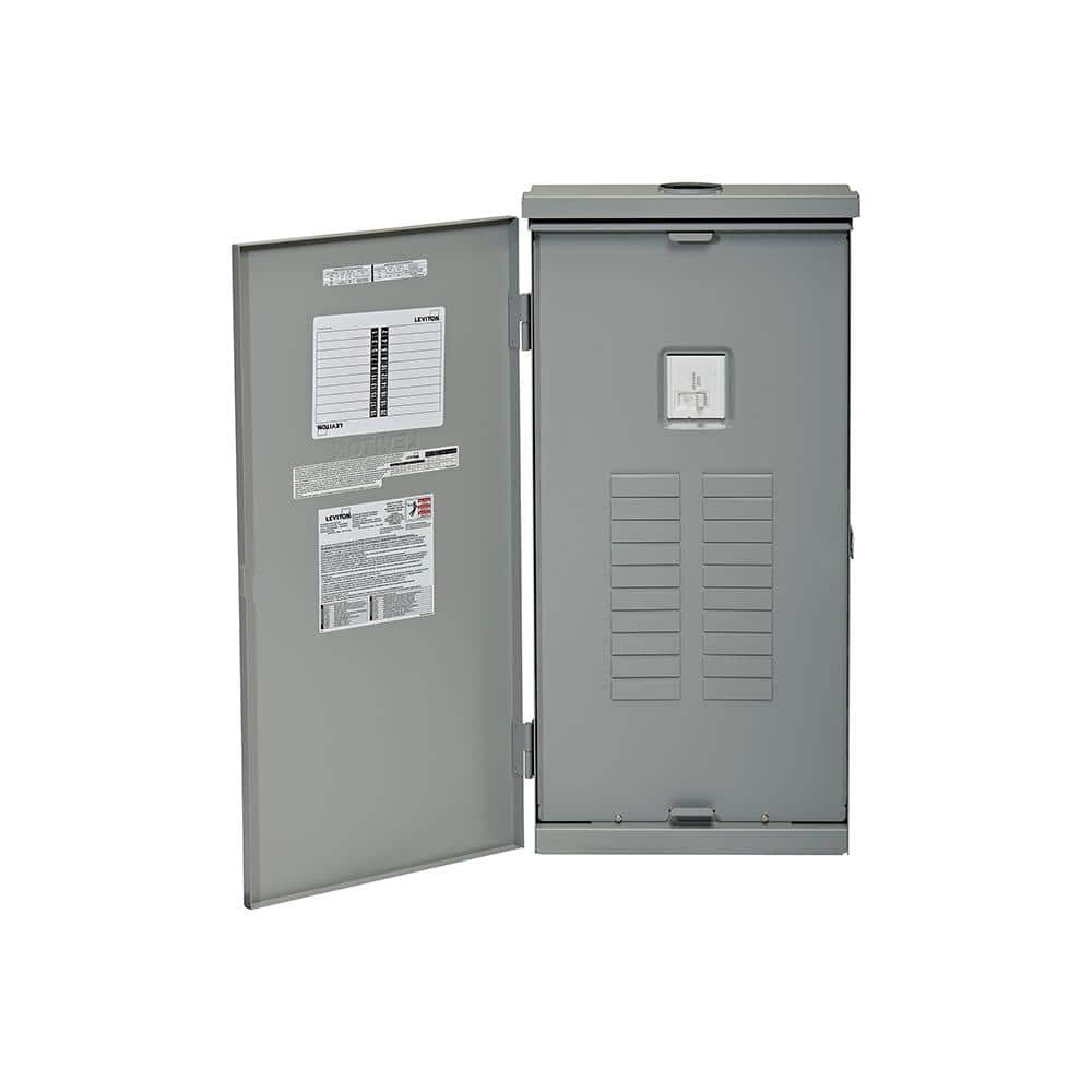 Leviton 20 Space Outdoor Load Center with 200 Amp Main Circuit Breaker