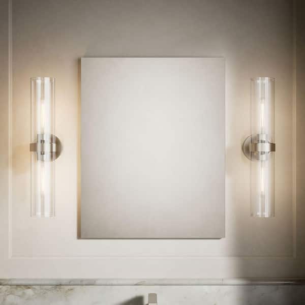 Verdera 24 in. W x 30 in. H Recessed Medicine Cabinet with Magnifying Mirror