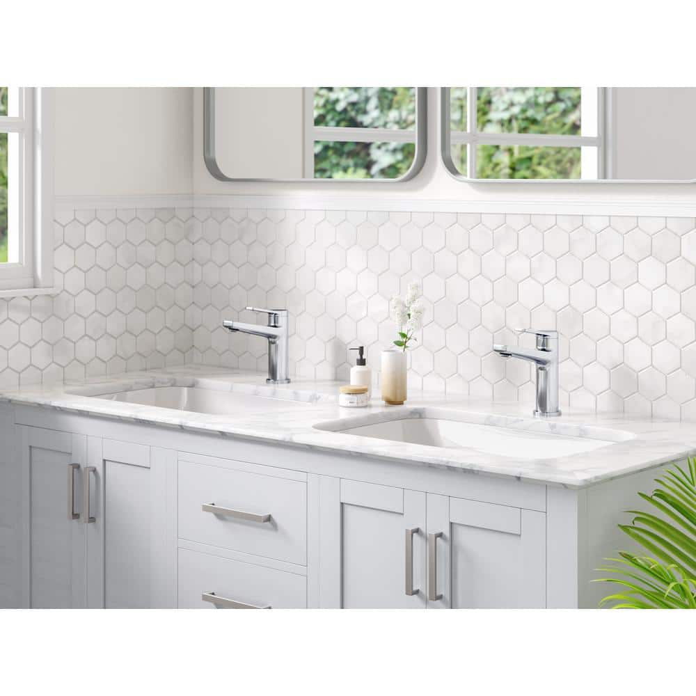 Indy 6.25" Polished Chrome Single-Handle Bathroom Faucet