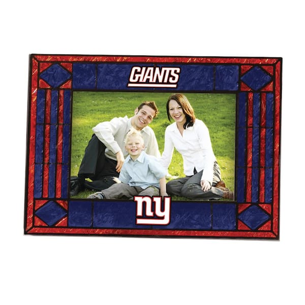 The Memory Company NFL - 4 in. x 6 in. Gloss Multi-Color Horizontal Art Glass Giants Picture Frame