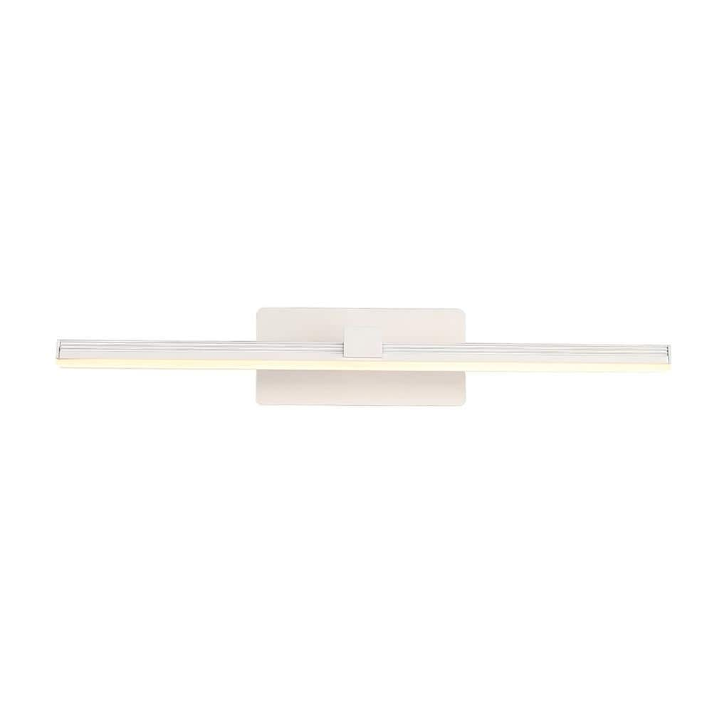 Huoku Nimbus 23.6 In. 1-light White Modern Minimalist Led Wall Sconce 