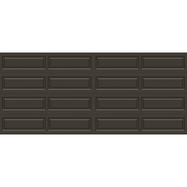 Clopay Classic Steel Long Panel 16 ft. x 7 ft. Insulated 12.9 R-Value  Mocha Brown Garage Door without windows