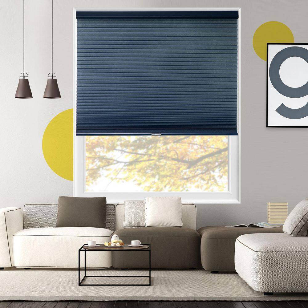 Cut-to-Size Skyline Ocean Light Filtering Cordless Polyester Honeycomb Cellular Shades 22.5 in. W x 64 in. L price history on PriceWatchPro