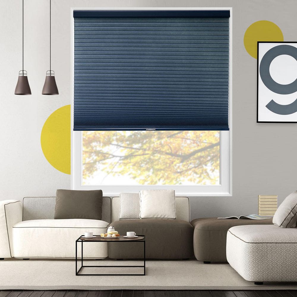 Cut-to-Size Skyline Ocean Light Filtering Cordless Polyester Honeycomb Cellular Shades 34.5 in. W x 48 in. L price history on PriceWatchPro