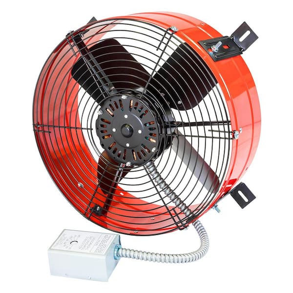 Maxx Air 1300 CFM Red Electric Powered Gable Mount Electric Attic Fan