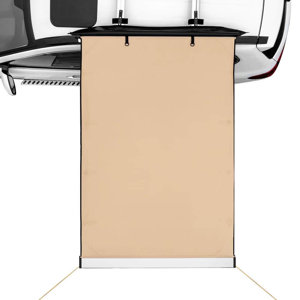 6.6 ft. x 8.2 ft. Retractable Car Side Awning PU3000 mm UV50+ Waterproof Vehicle Awning with Adjustable Height price history on PriceWatchPro