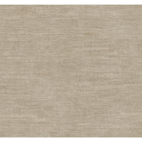 Beige Heathered Wool Wallpaper, 27-in by 27-ft