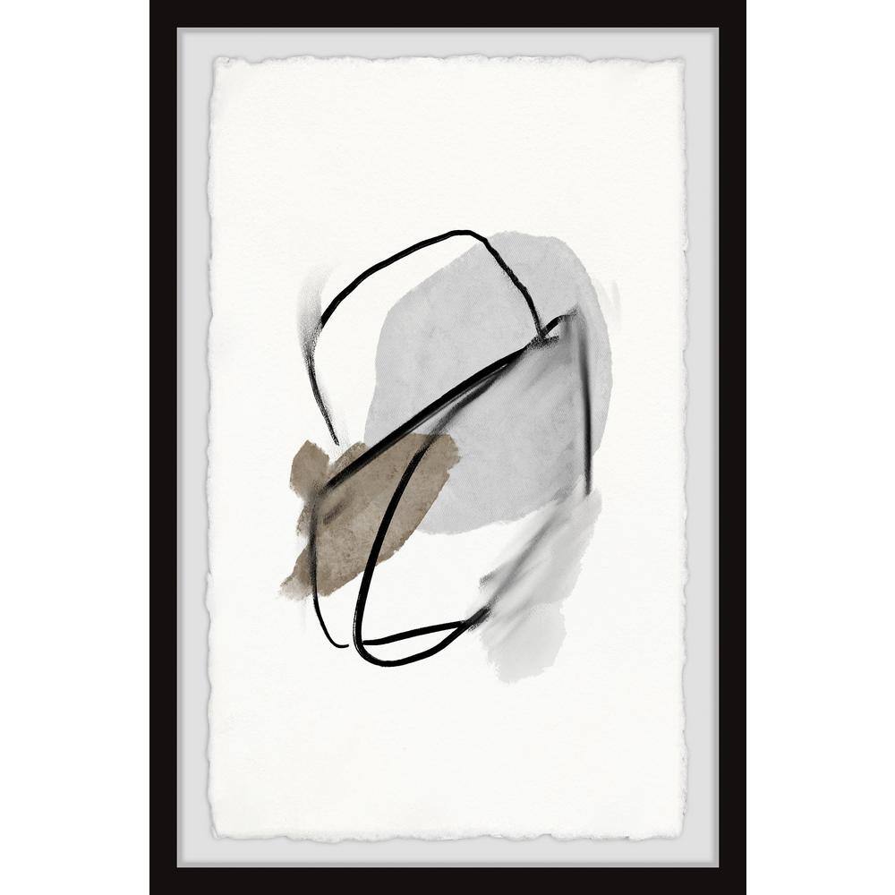 "Make a Choice" by Marmont Hill Framed Abstract Art Print 12 in. x 8 in