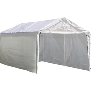 12 ft. W x 20 ft. D Enclosure Kit for SuperMax Canopy in White w/ 100% Waterproof Seams (Canopy and Frame Not Included)