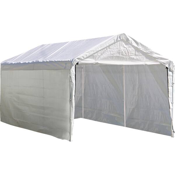 Car Canopy Outsunny 10' X 20' Carport Replacement Top Canopy Cover, UV Resistant And Water 10 X 20 Canopy Tent Heavy Duty