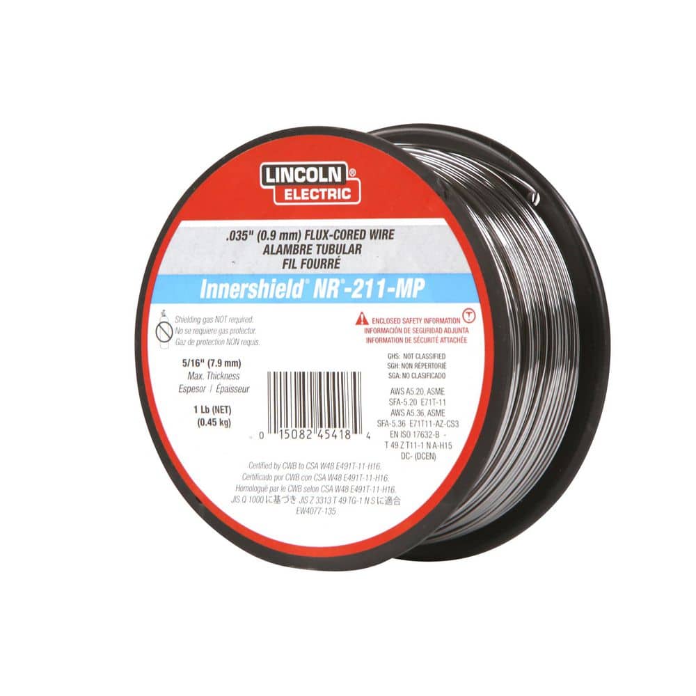 マルコ Lincoln Electric .035 in. Innershield NR211-MP Flux-Core Welding