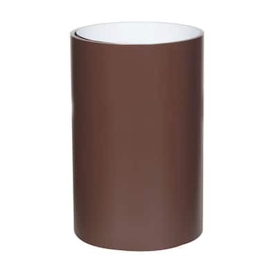 14 in. x 10 ft. Brown over White Aluminum Trim Coil