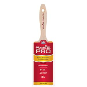 Wooster 2 in. Pro Nylon/Polyester Short Handle Angle Sash Brush 0H21470020  - The Home Depot