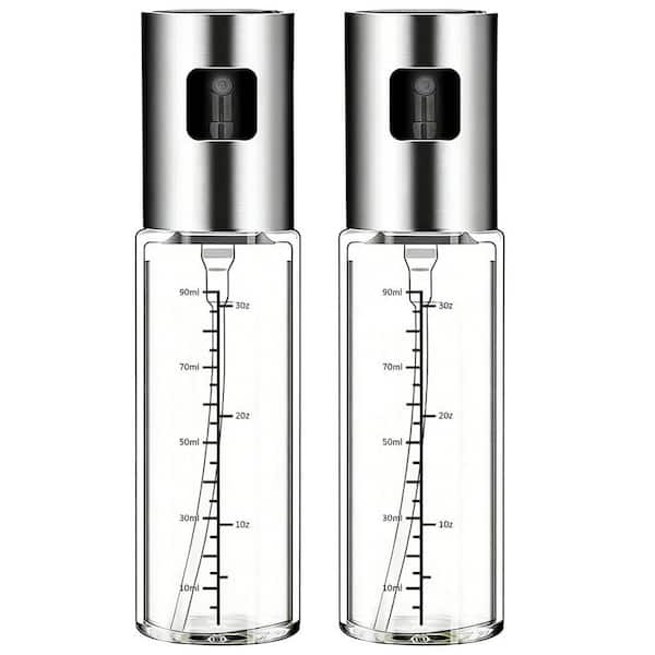 Oil Sprayer with Olive Oil Spray Bottle Mister for Cooking, Kitchen, Salad, Baking, BBQ, and Frying (2-Pack)