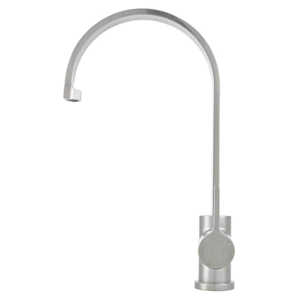 Coral Single Handle Standard Kitchen Faucet in Brushed Nickel