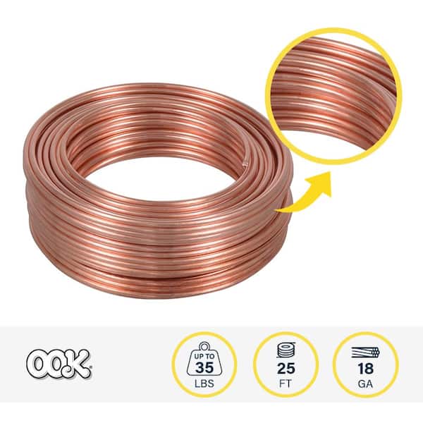 18 Ga Solid Copper Wire Round Soft 3 x 1 Lb Spool  200 Ft Each Copper 